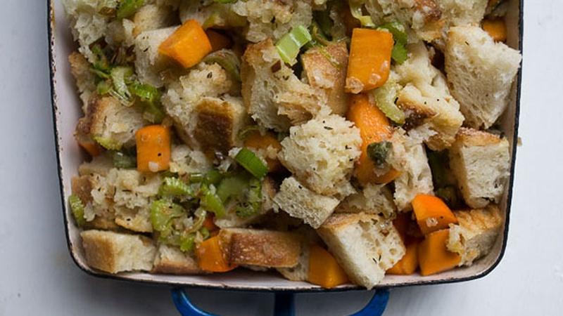 Make Persimmon and Sage Stuffing