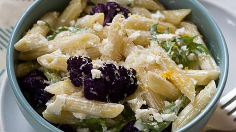 Make Roasted Cauliflower, Feta, and Lemon Pasta