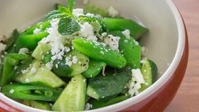 Image of Prepare Cucumber Snap Pea Salad