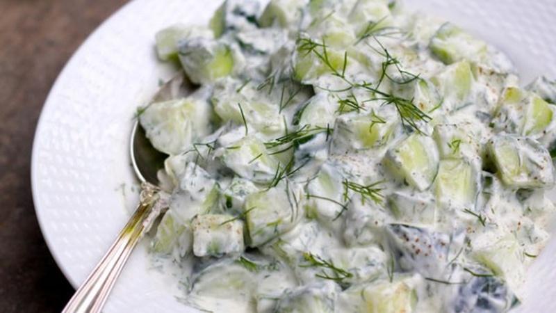 Cucumber Dill Yogurt Salad