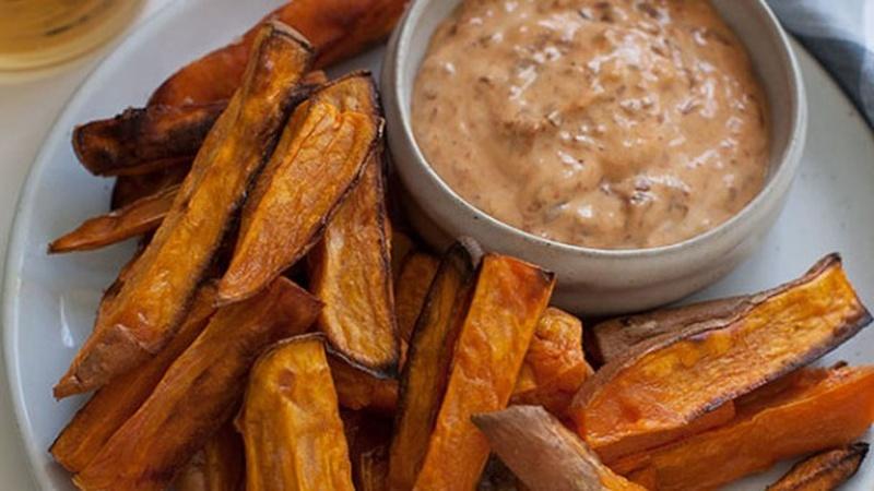 Dunk Sweet Potato Fries in Chipotle Mayo