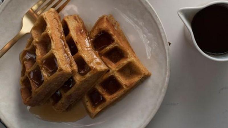 Make Pumpkin Waffles for a Fall Breakfast