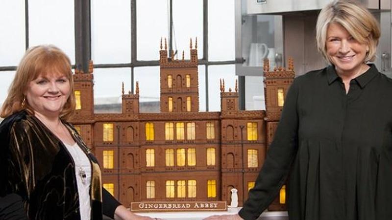 Watch Martha Stewart Create Gingerbread Abbey