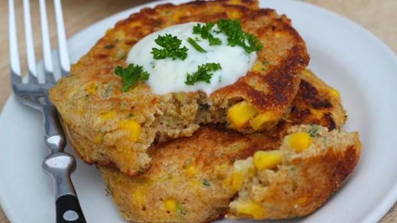 Make Amaranth Corn Fritters