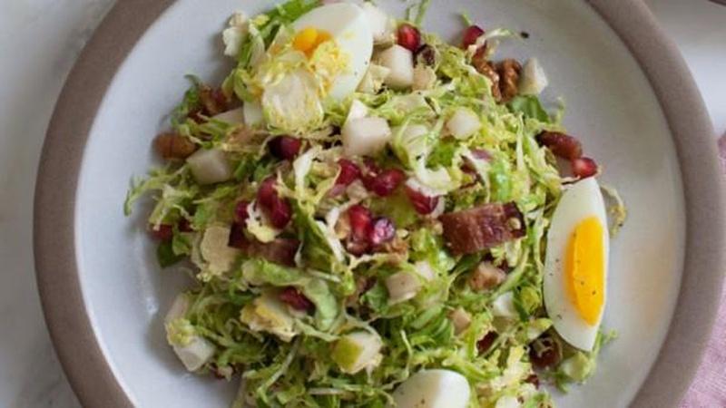 Make Crunchy Shaved Brussels Sprout Salad