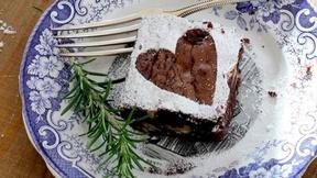 Image of Bake Rosemary Rye Brownies for Valentine's Day