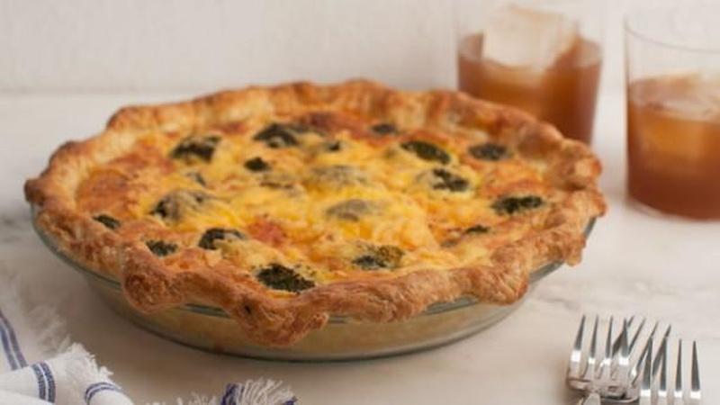 Make Broccoli and Cheddar Quiche for Breakfast