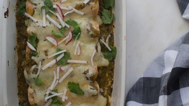Kick Up the Heat with Salsa Verde Enchiladas
