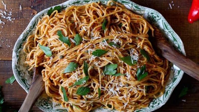 Make Roasted Red Pepper Pesto