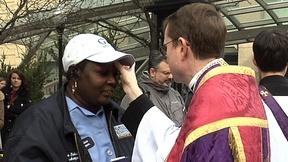 Image of "Ashes to Go" on Ash Wednesday