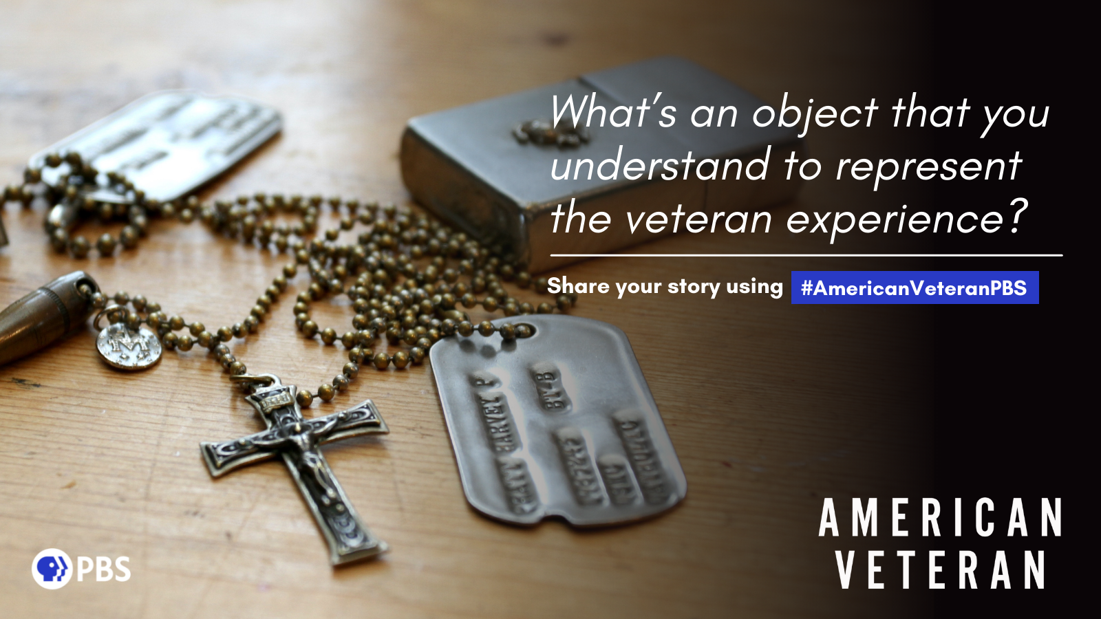 Civilian Object Graphic - Dog Tag and Cross on table