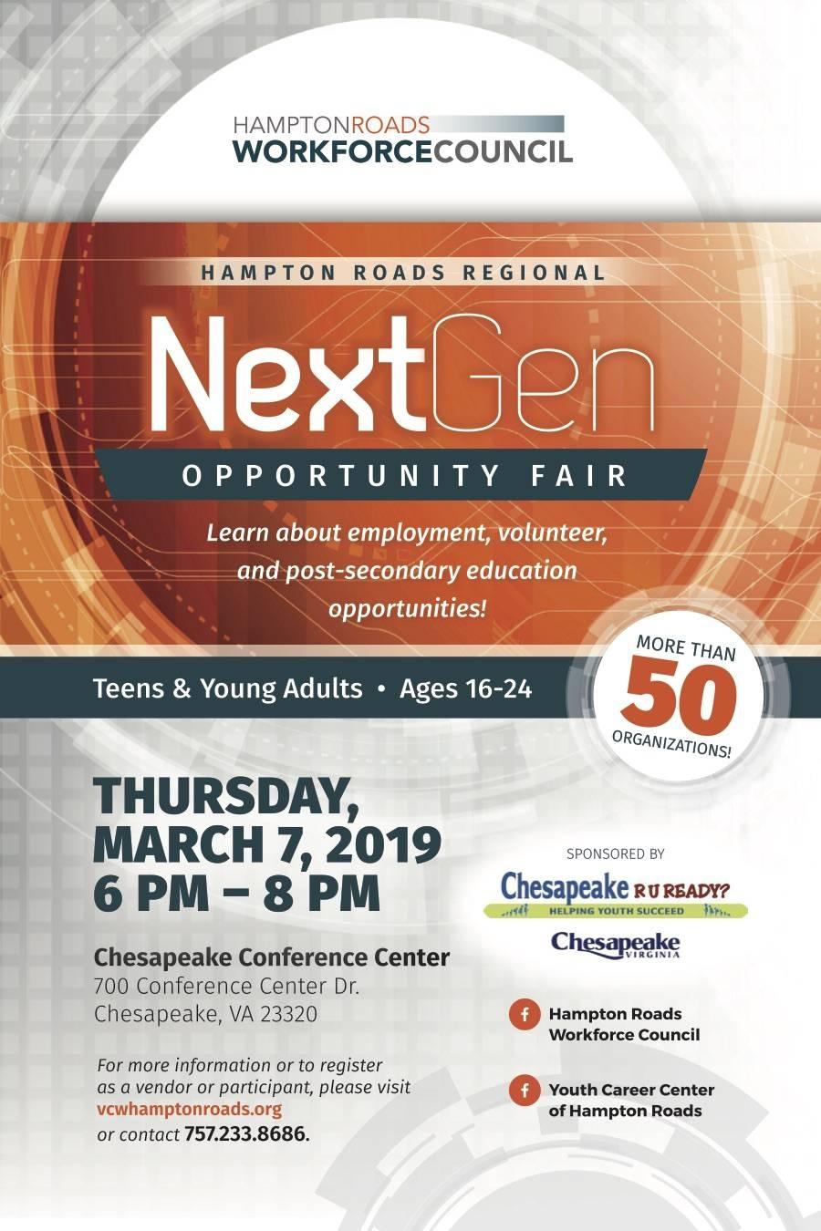 NextGen Opportunity Fair Flier