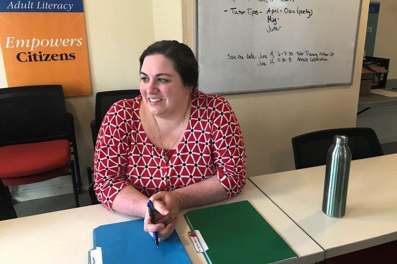 Meredith Eaton, program manager with Literacy Volunteers of Bangor