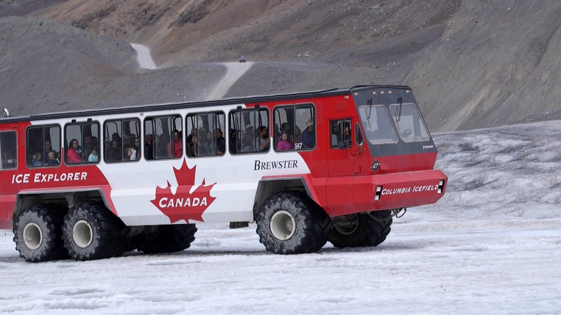 Journey to the Athabasca Glacier