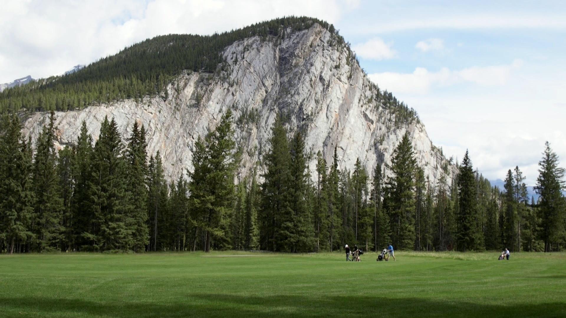 Golf course at the Fairmont Jasper Park Lodge