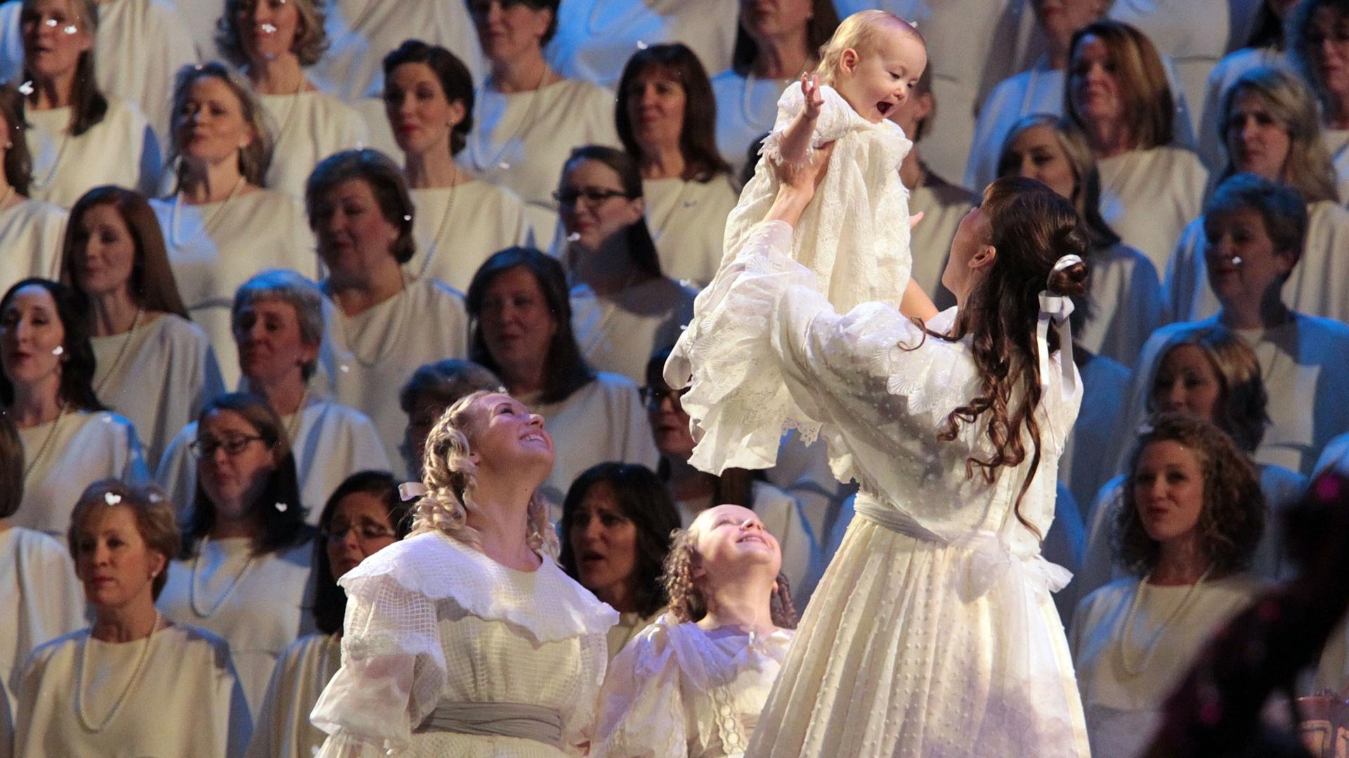 The Tabernacle Choir & Orchestra at Temple Square performing "Somewhere in my Memory."