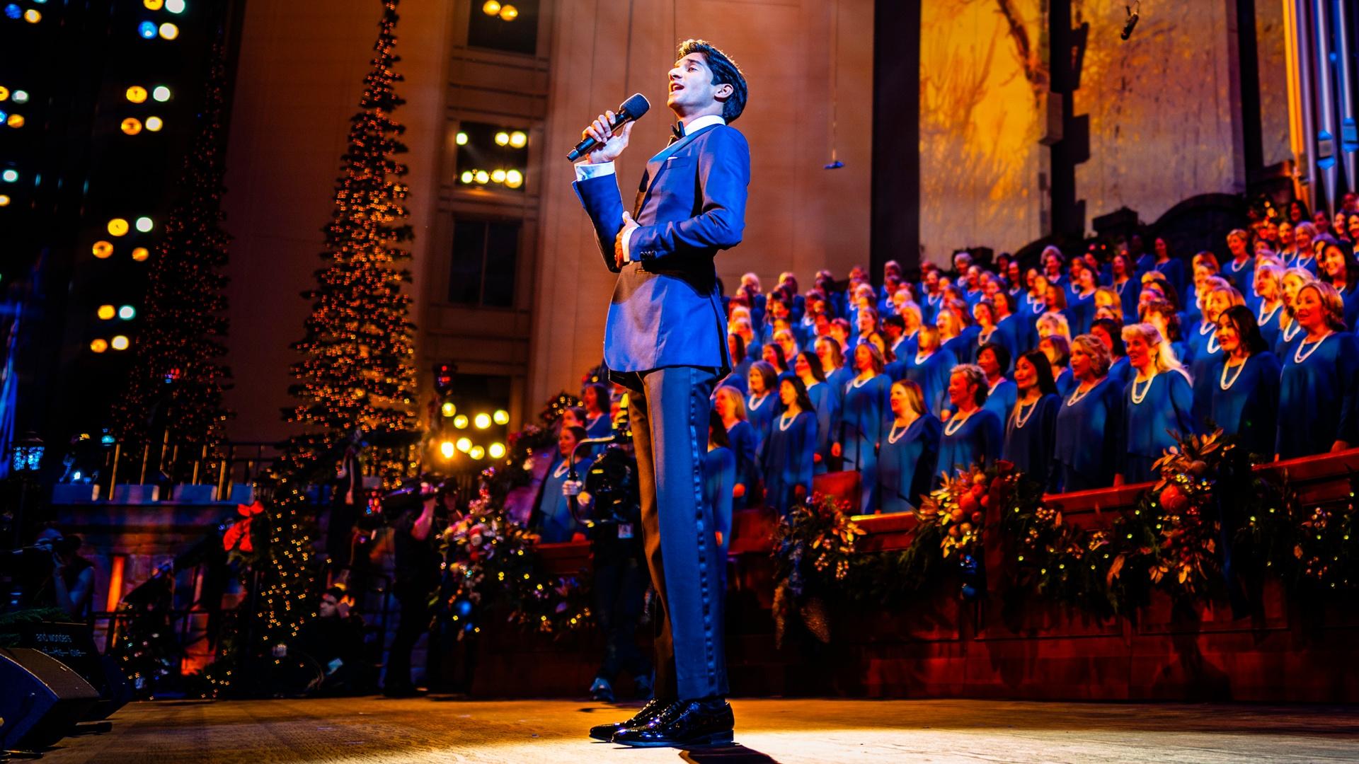 Michael Maliakel performing with The Tabernacle Choir & Orchestra