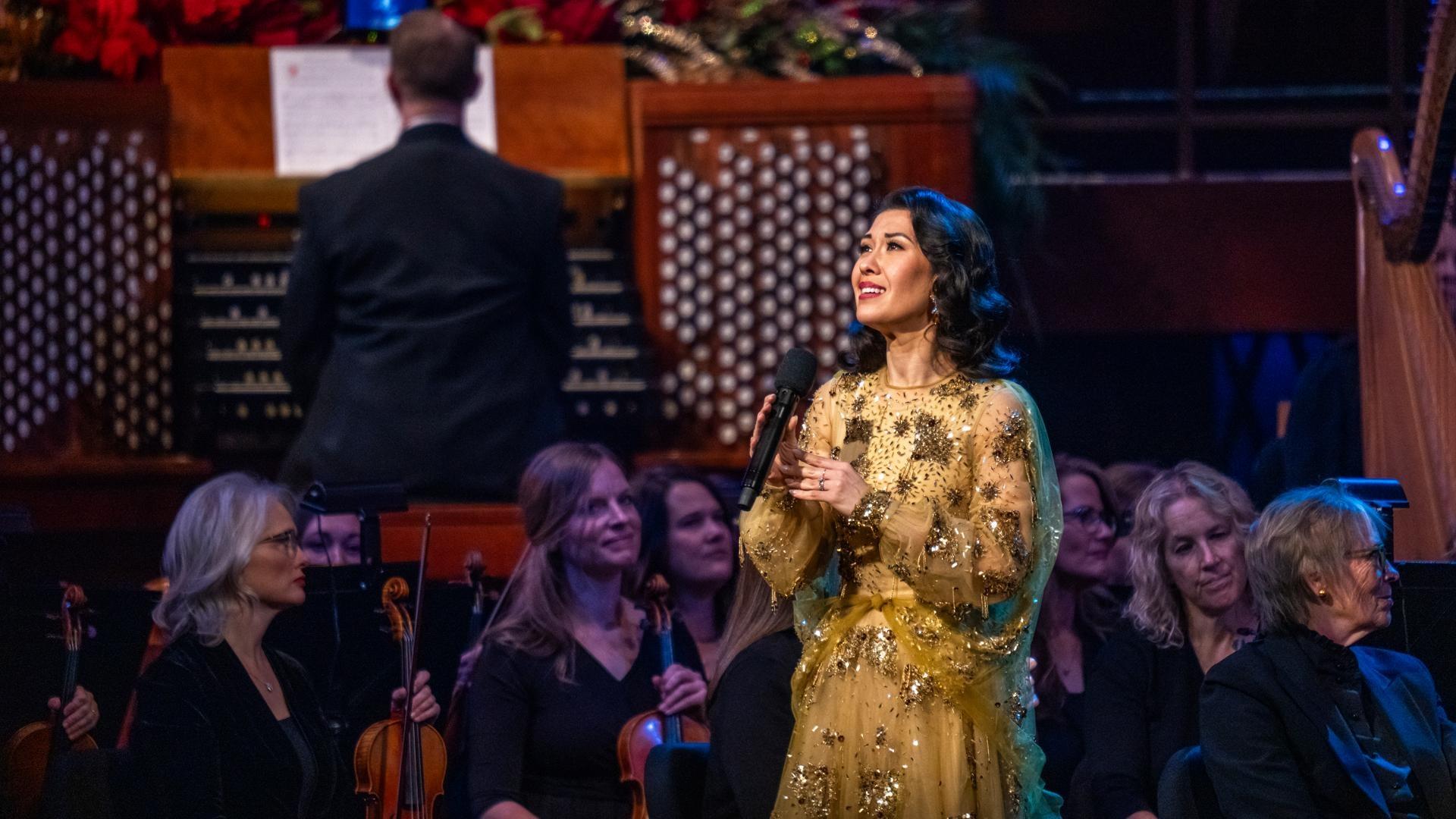 Ruthie Ann Miles performing with The Tabernacle Choir & Orchestra
