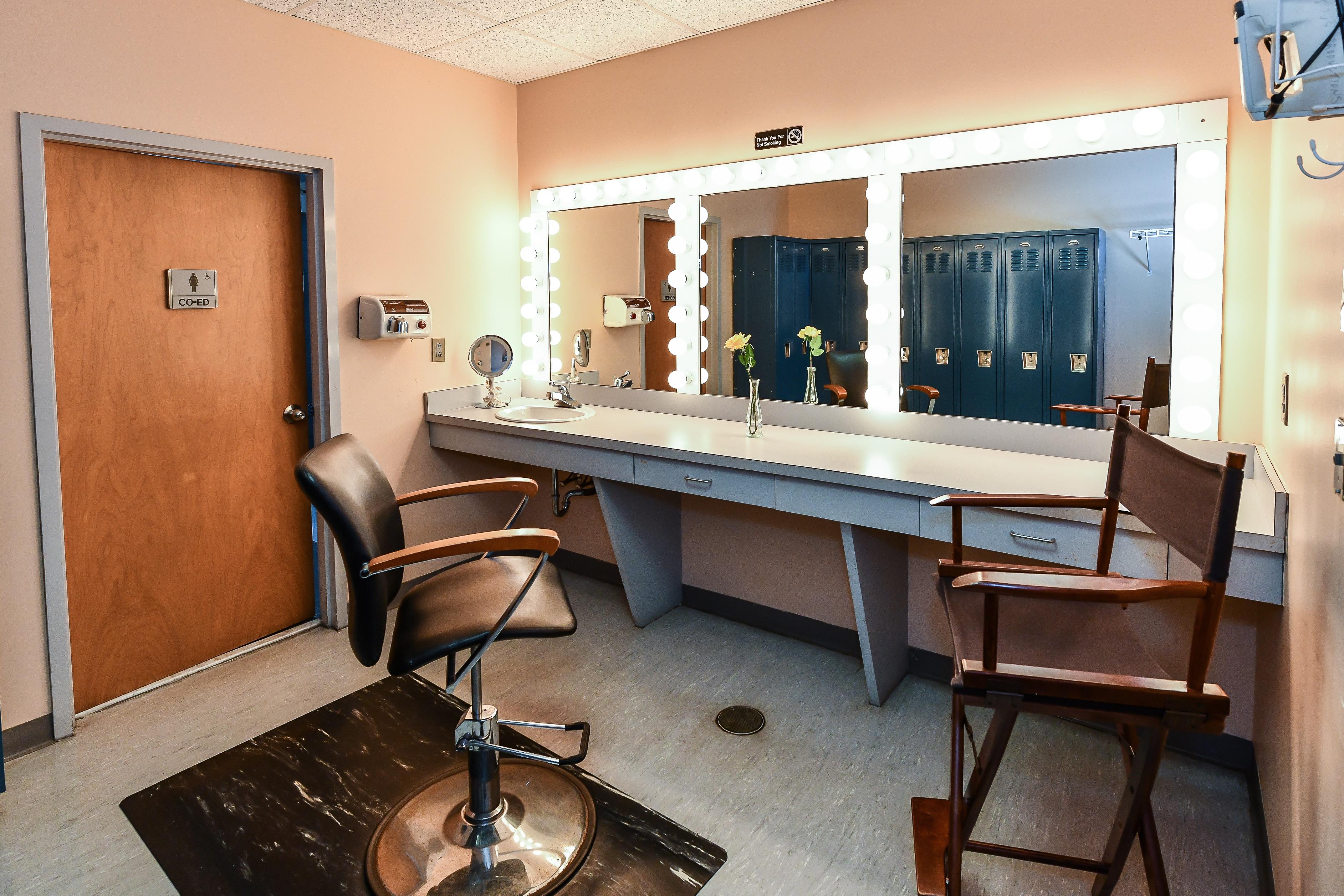 Two Makeup Rooms with Private Bathrooms