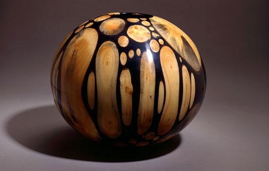 PHILIP MOULTHROP, MOSAIC WOOD TURNED BOWL