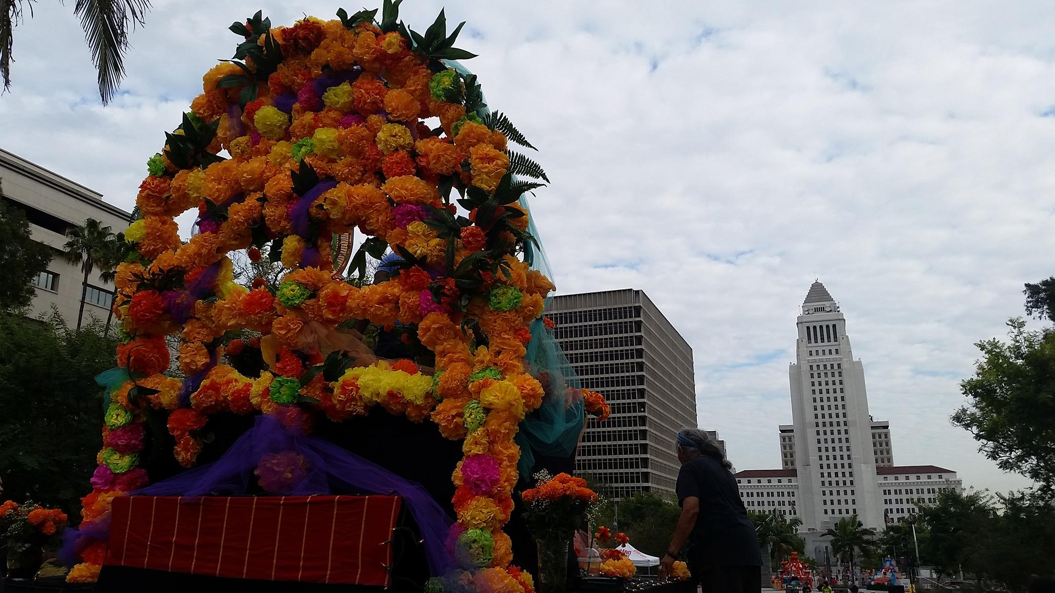 Ofelia Esparza Day of the Dead altar