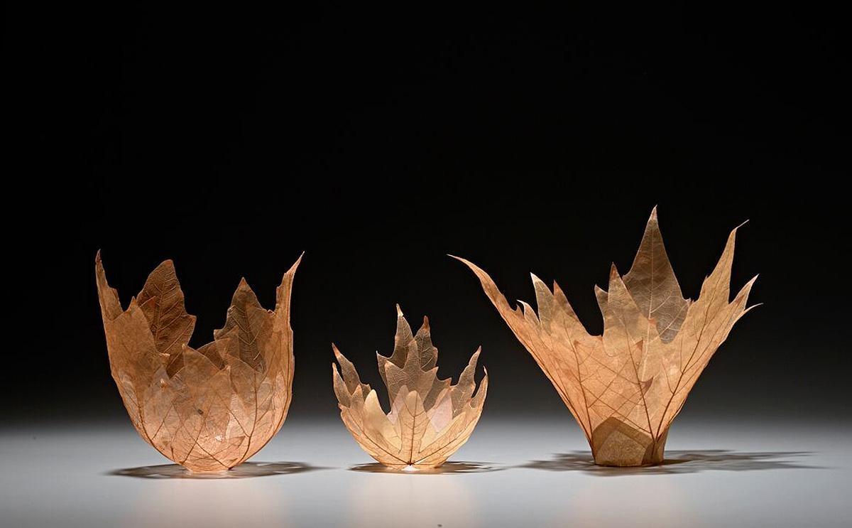 Kay Sekimachi Leaf Bowls