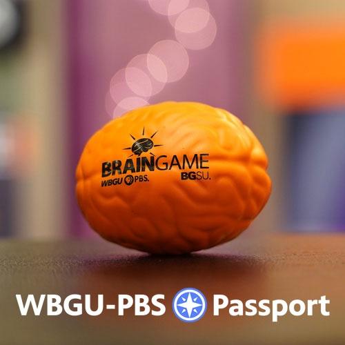 Brain Game stress ball, WBGU-PBS Passport