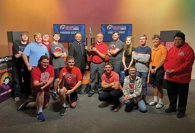 Pandora-Gilboa academic team on BGSU Brain Game set