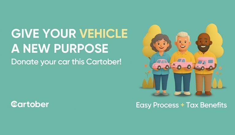 Give your vehicle a new purpose. Donate your car this October.