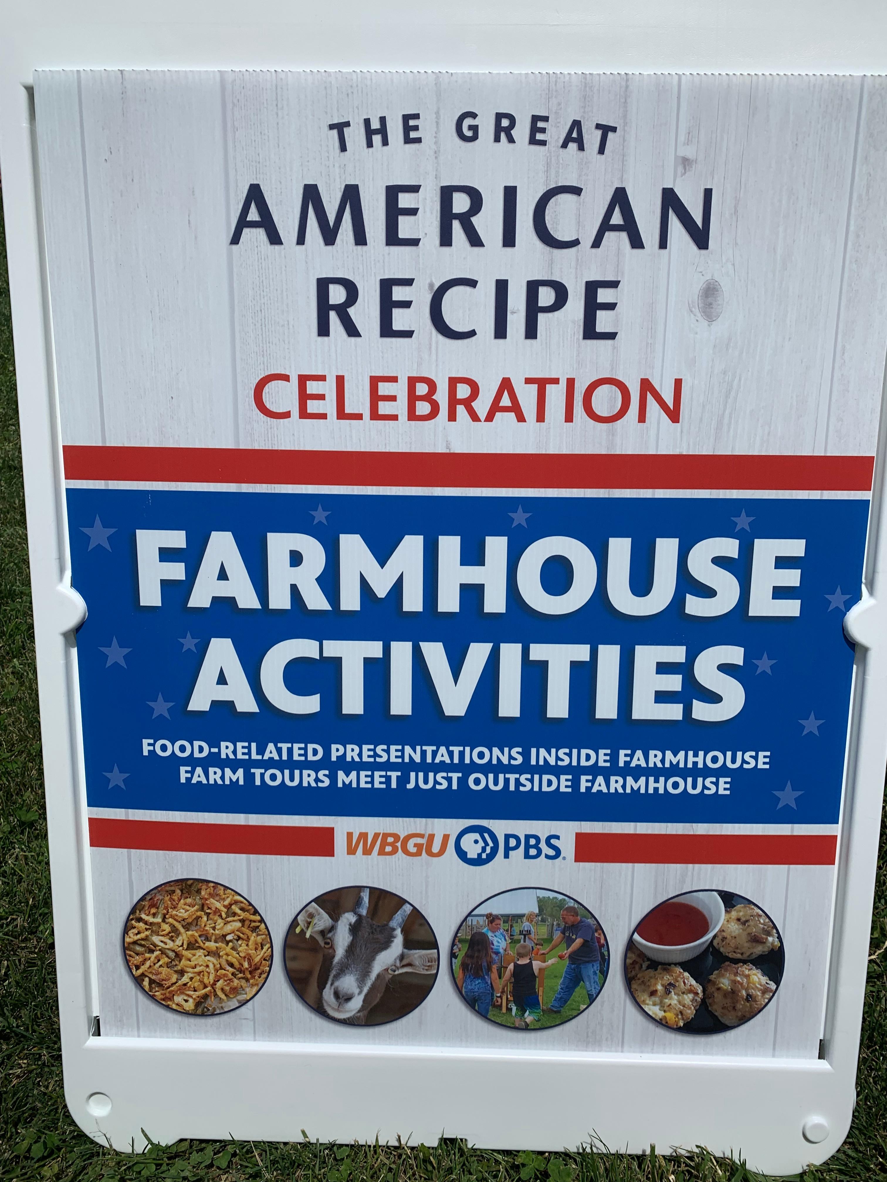 Great American Recipe celebration farmhouse activities