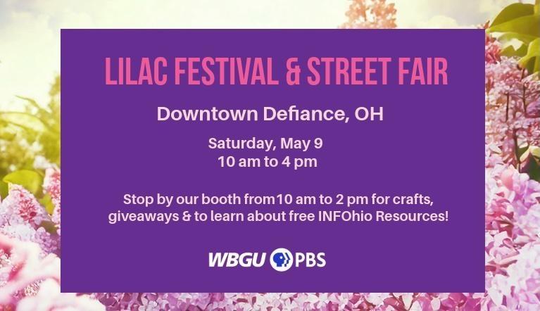 This image is a promotional flyer for a local event featuring a street fair and educational resources.