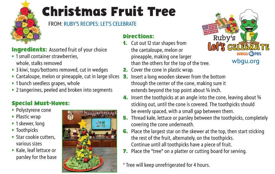 Christmas Fruit Tree recipe