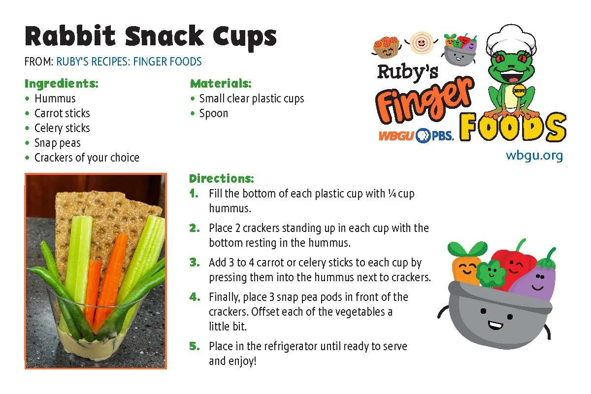 Rabbit Snacks recipe card