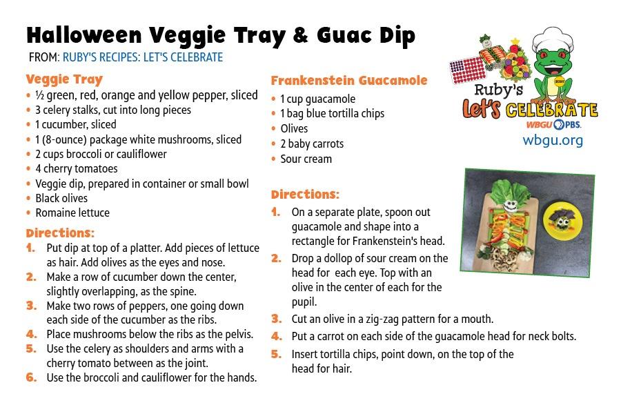 Recipe for Halloween Veggie Tray