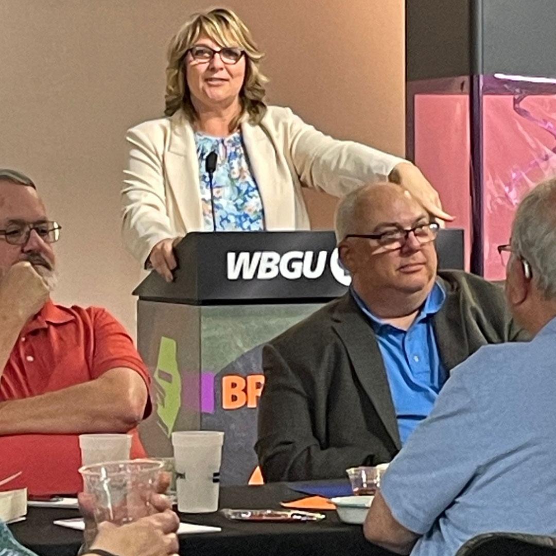 WBGU-PBS General Manager Tina Simon