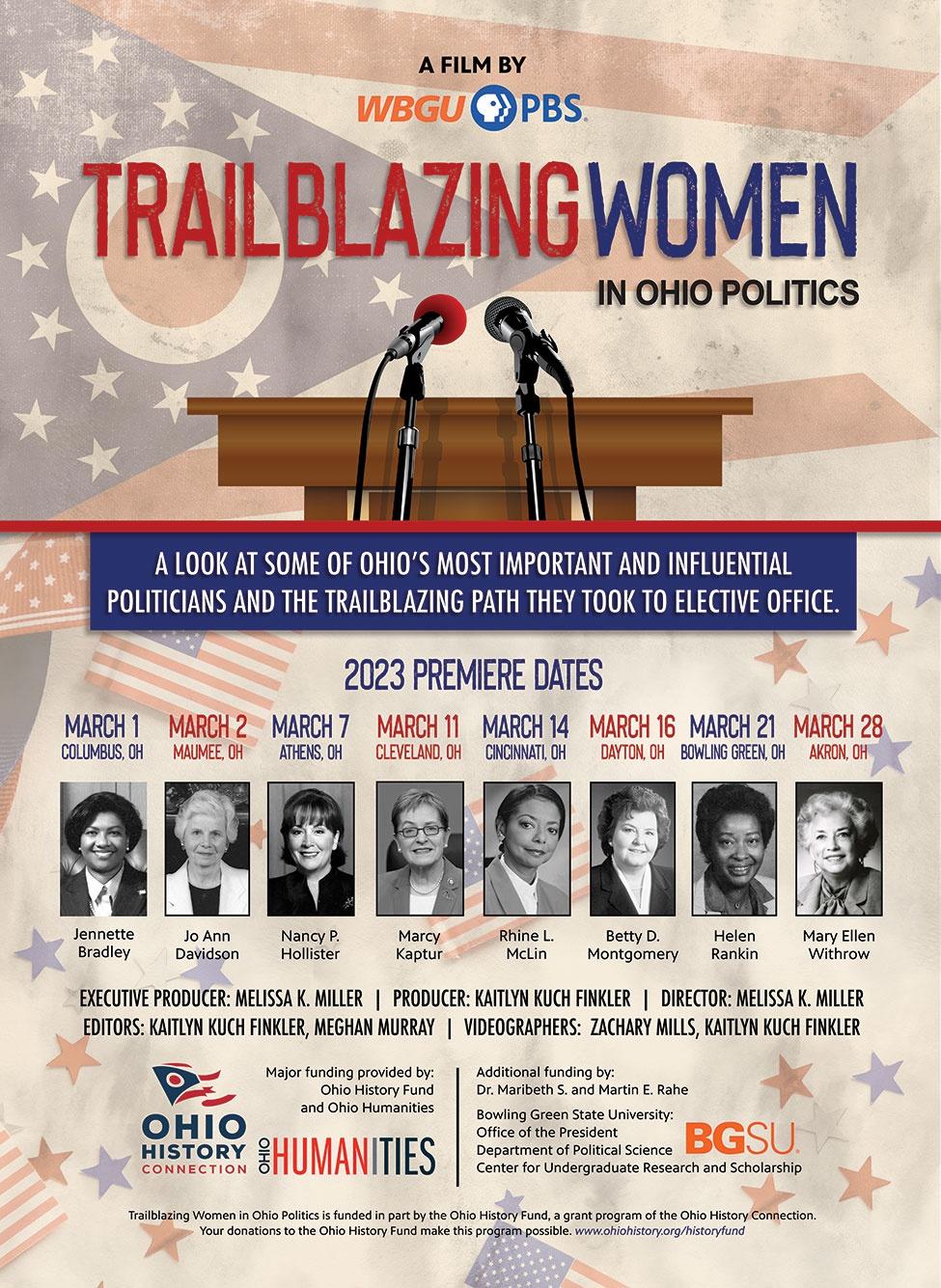 Trailblazing Women in Ohio Politics poster