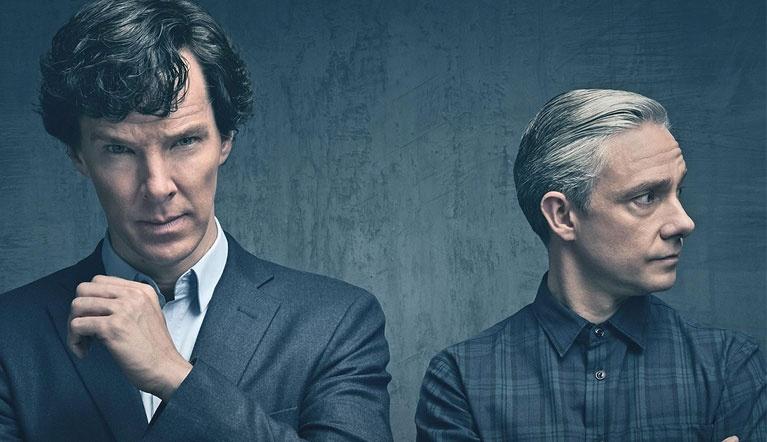 Benedict Cumberbatch and Martin Freeman