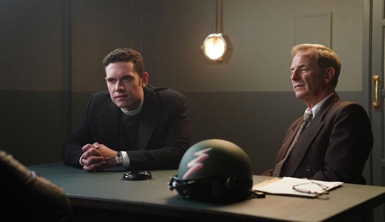 Tom Brittney and Robson Greene in Grantchester