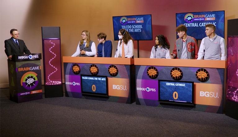 Brain Game match between Toledo School for the Arts and Central Catholic