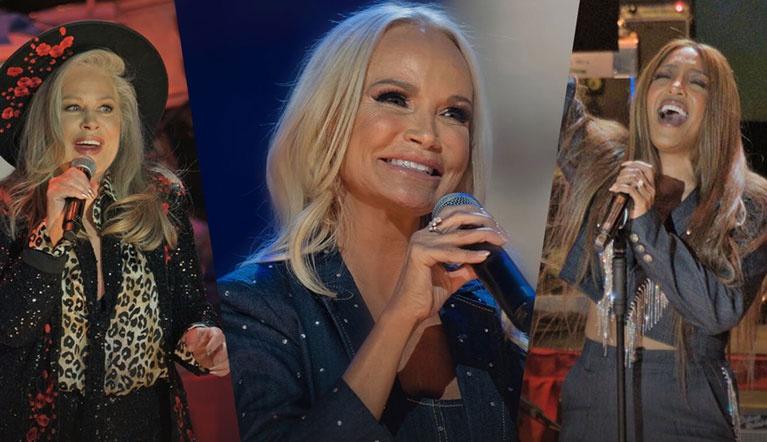 Beverly D'Angleo, Kristin Chenoweth and Mickey Guyton