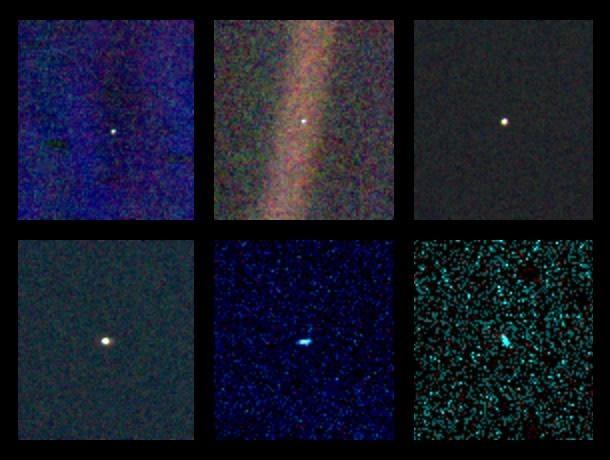 voyager 1 pictures of solar system