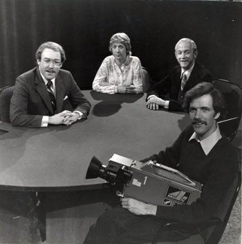 Marc Johnson, Jean McNeil, Eric Malone, and Peter Morrill in the early 1980's