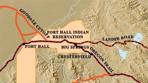 Oregon Trail with Lander Road, Goodale Cutoff & Ft. Hall Reservation