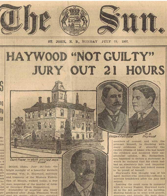 HAYWOOD “NOT GUILTY” JURY OUT 21 HOURS