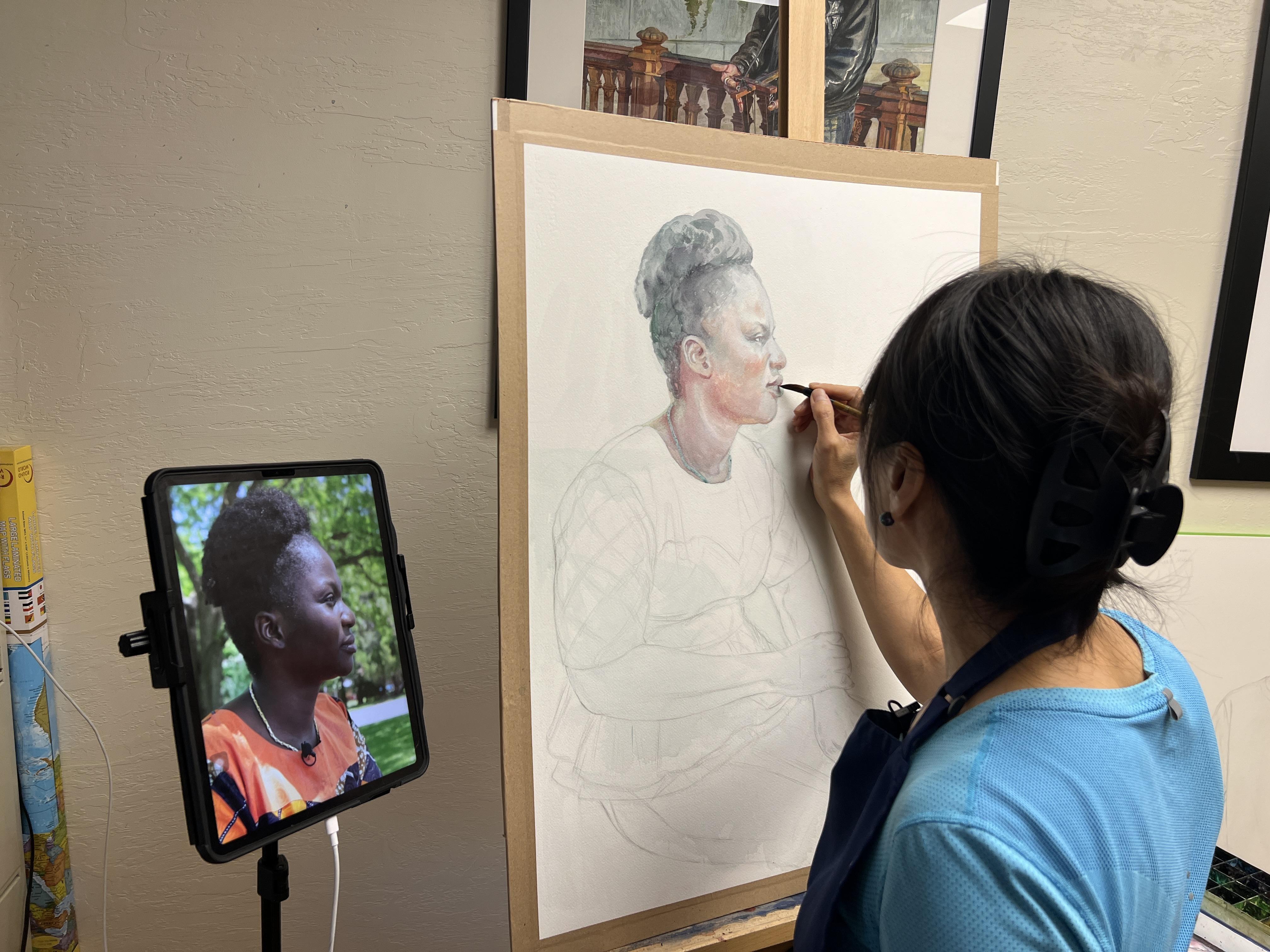 Guo painting Judith