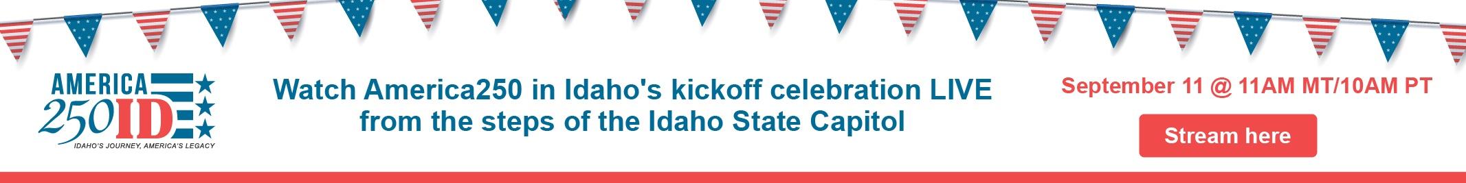 Click here to watch the September 11 Livestream Kickoff Event