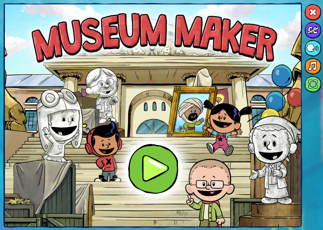 Xavier Riddle's Museum Maker game