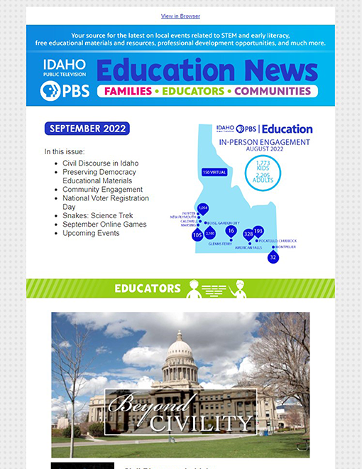 September 2022 Education Newsletter
