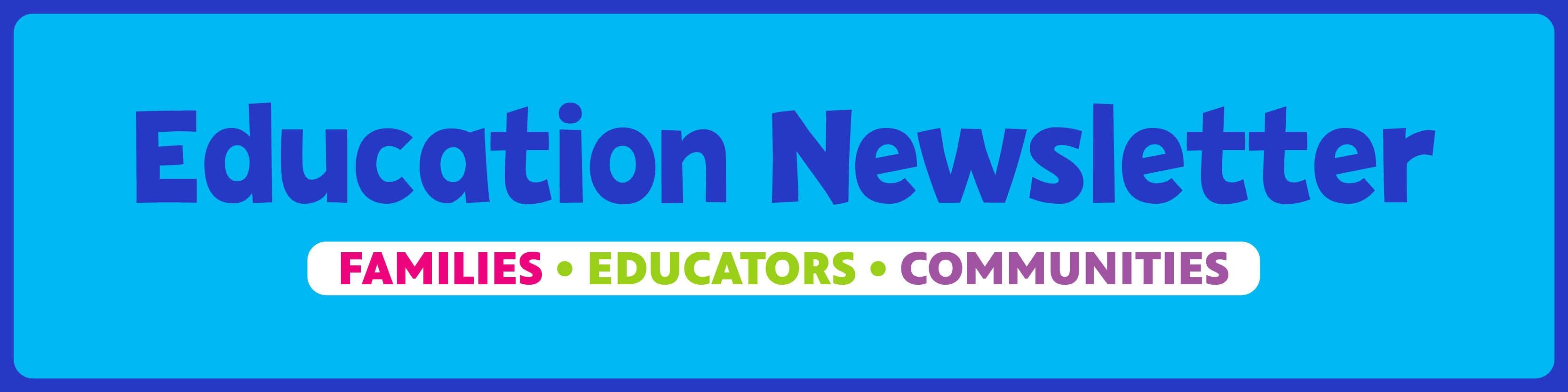 Education Newsletter Header