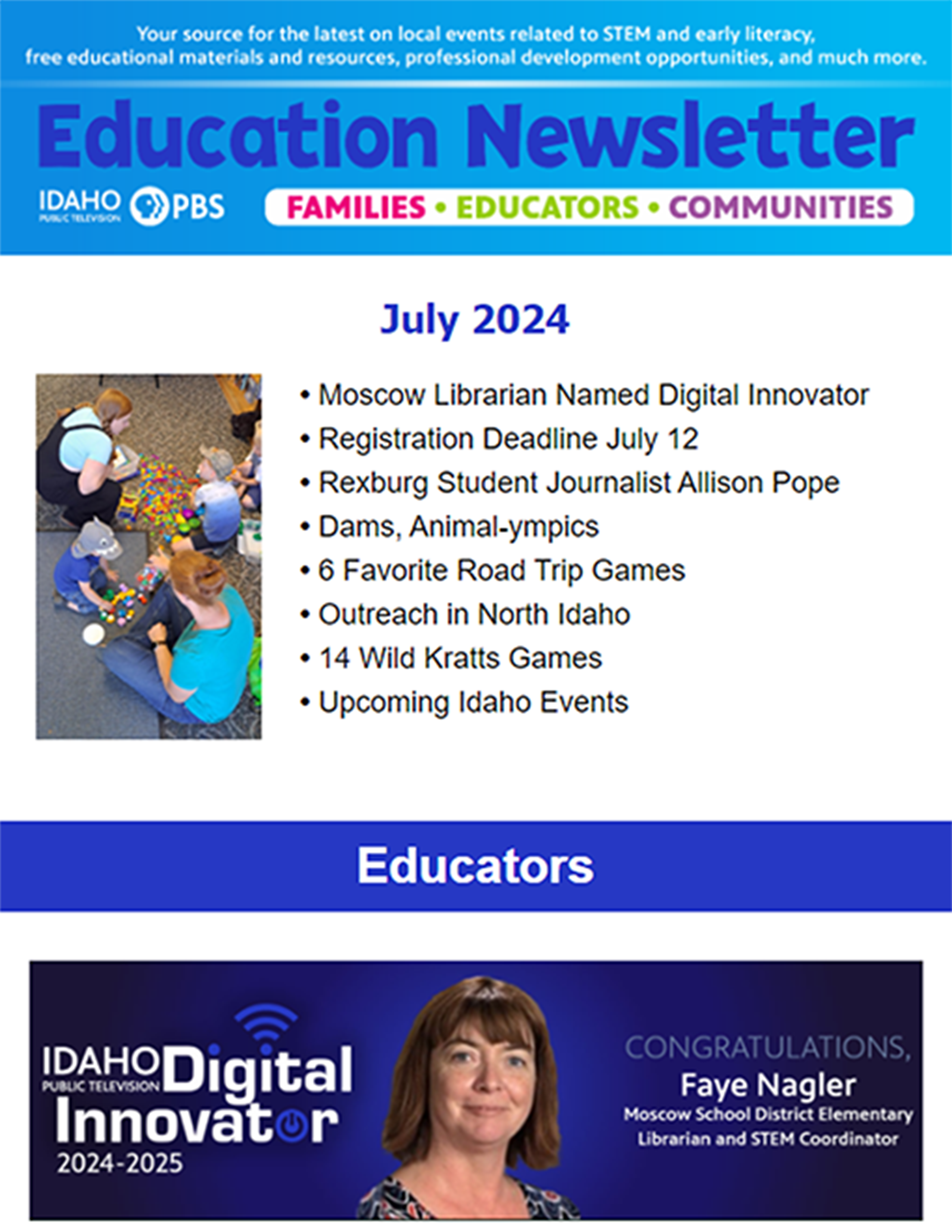 July 2024 Education Newsletter